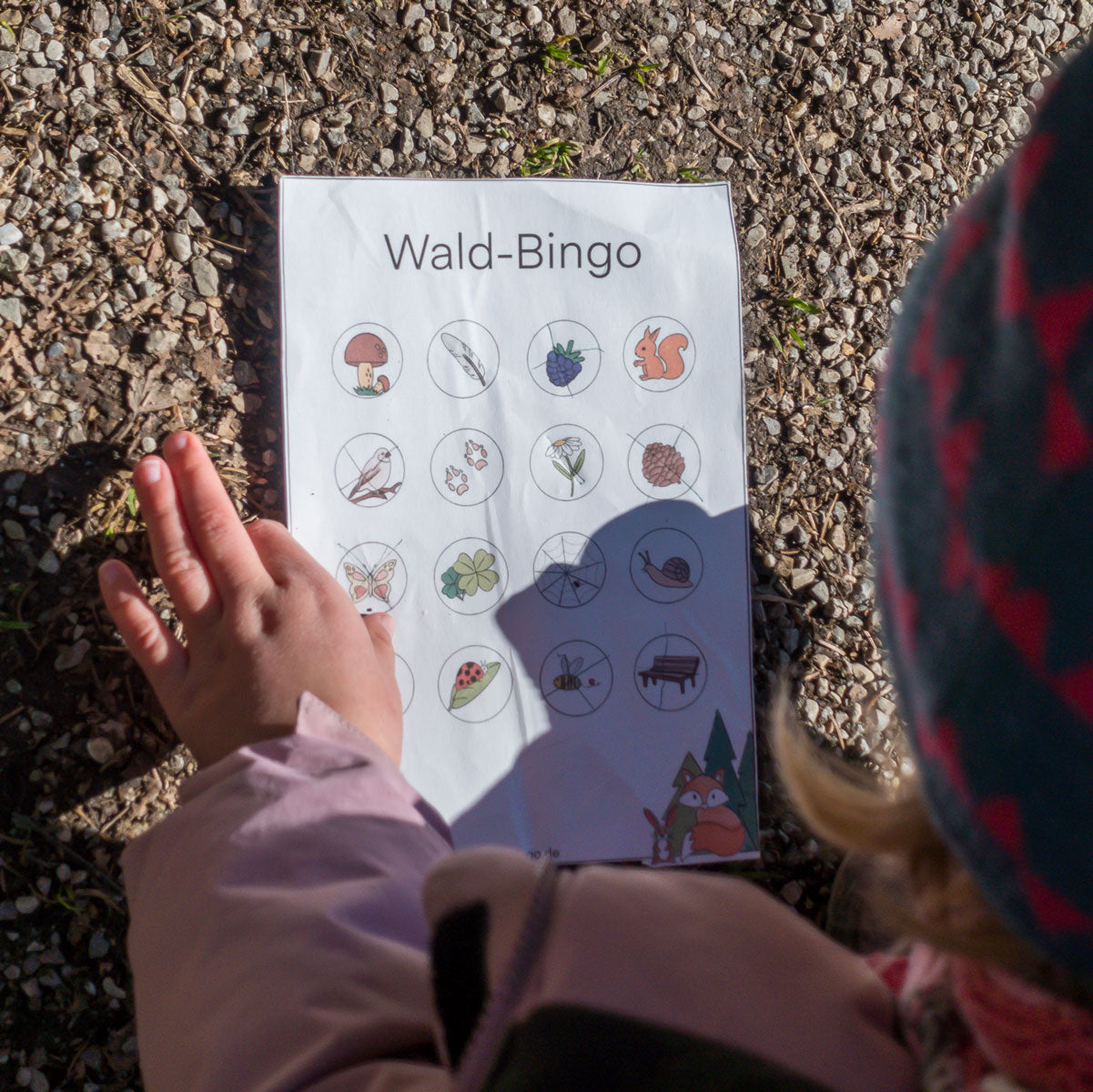 Waldbingo Vorlage download zum Ausdrucken als PDF Spielvorlagen zum Ausdrucken LillyGo 