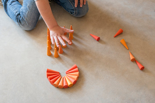 Mandala Orange Cones von Grapat