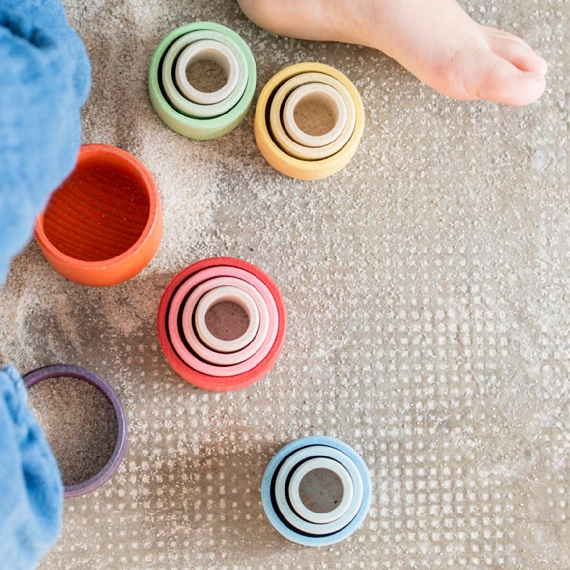 Nest Bowls Set / Stacking Game Grapat