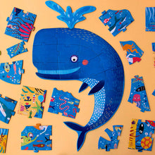 Lade das Bild in den Galerie-Viewer, Großes Puzzle &quot;My Big Blue&quot; von londji - ab 3 Jahren
