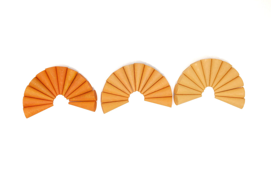 Mandala Orange Cones von Grapat