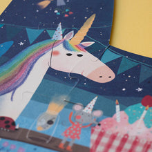 Lade das Bild in den Galerie-Viewer, Puzzle &quot;Happy Birthday Unicorn&quot; von londji - ab 3 Jahren
