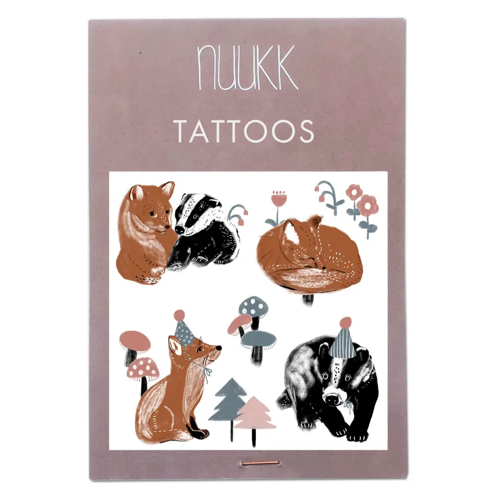 Bio Tattoos Fuchs und Dachs - Nuukk