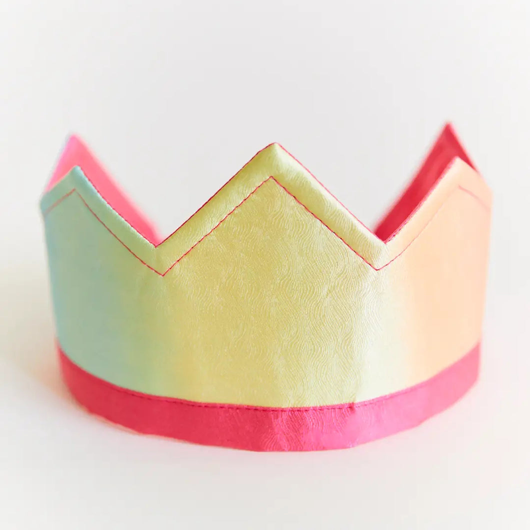 Regenbogenkrone / Geburtstagskrone Sarah’s Silks