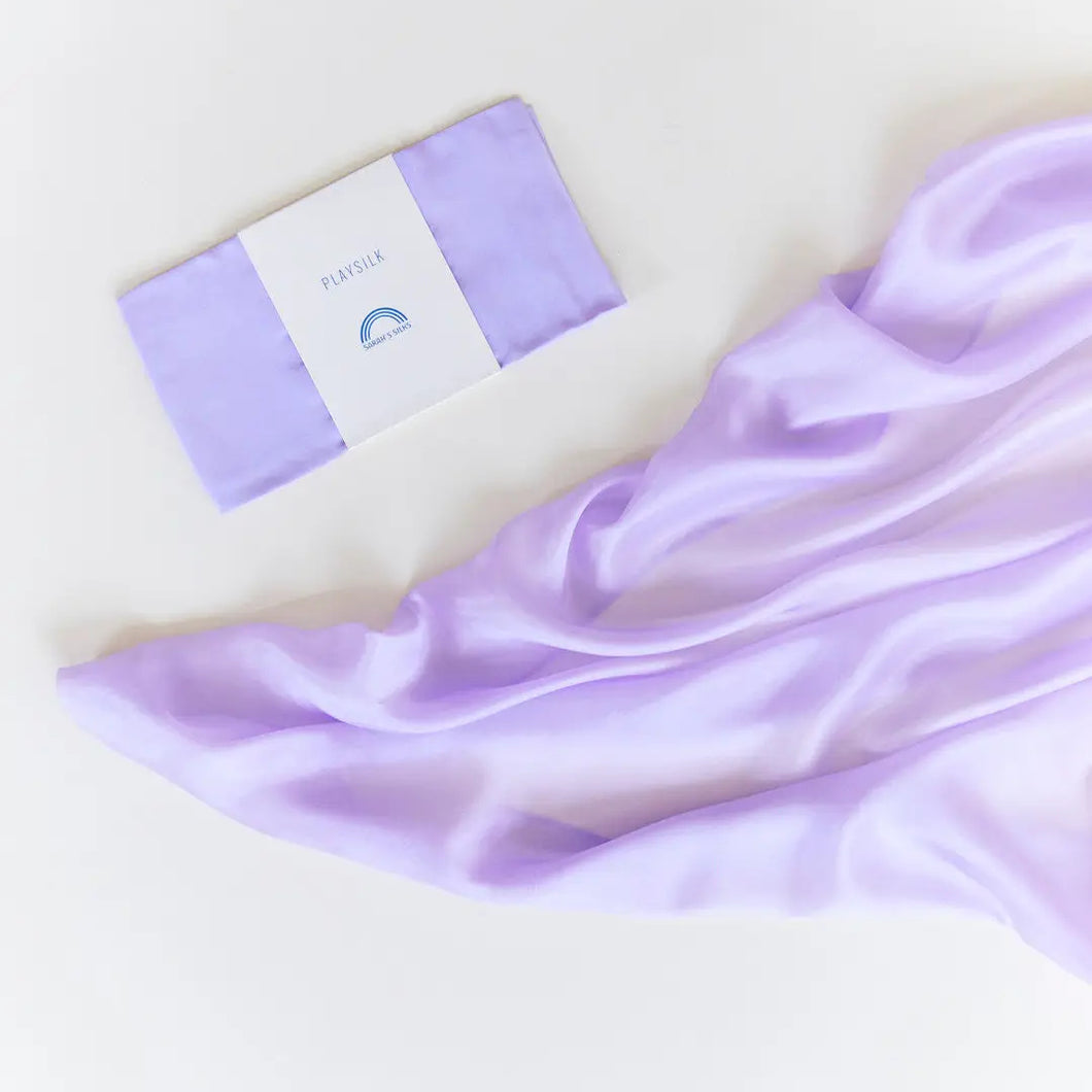 Große Spielseide Lavendel Sarah's Silks